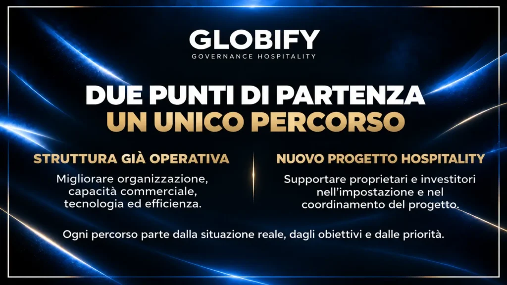 Strutture esistenti e nuovi progetti: un unico percorso Globify