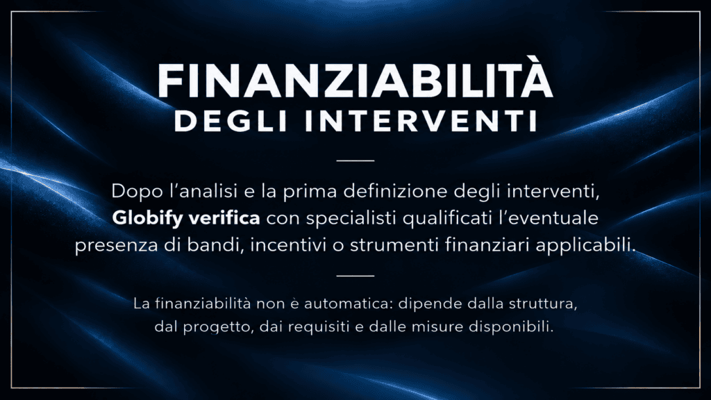 Finanziabilità degli interventi Globify 6 home