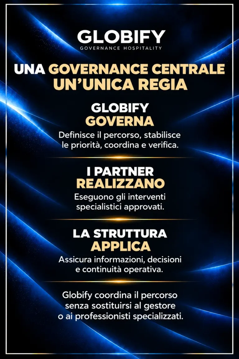 Governance Globify: un’unica regia per competenze e interventi