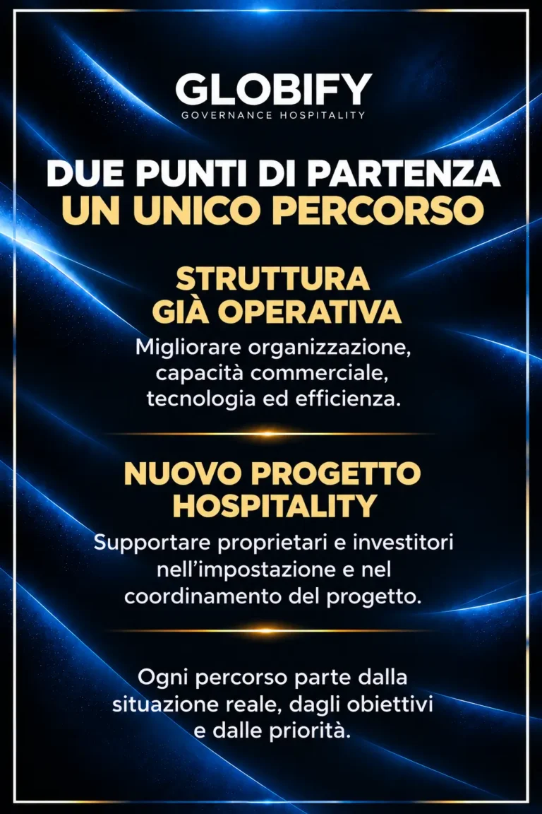 Strutture esistenti e nuovi progetti: un unico percorso Globify